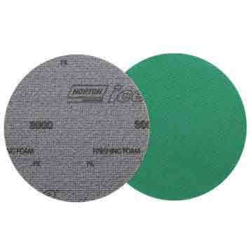 Saint-Gobain 6" Norton Ice Q255 Foam 3000 Grit, 15 Per Box, Green