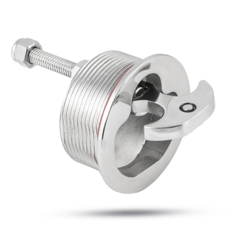 T-Style Compression Handle, 1/4 Turn Locking 316 S.S., No Key