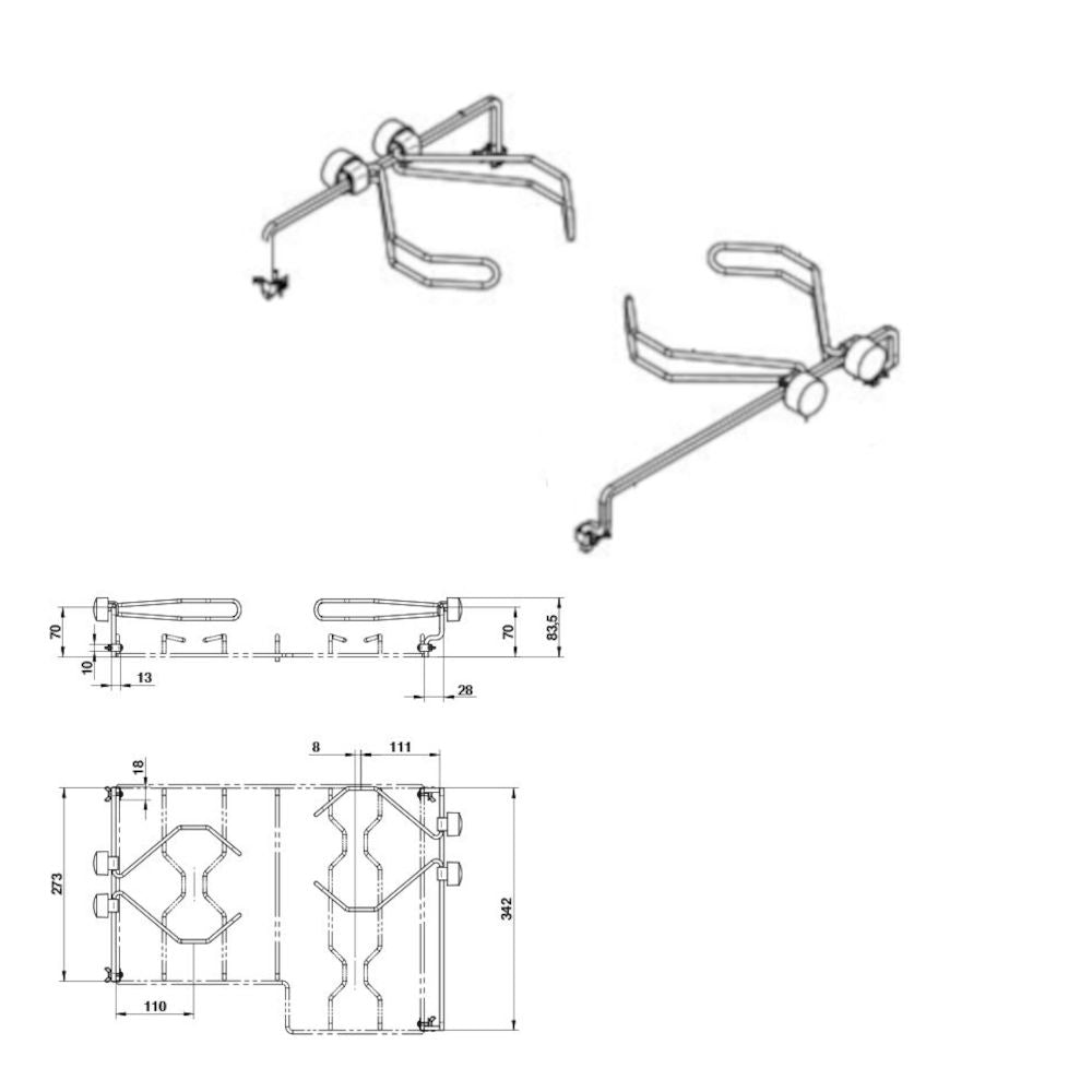 Force 10 Master 3, Pot/Pan Holder Kit