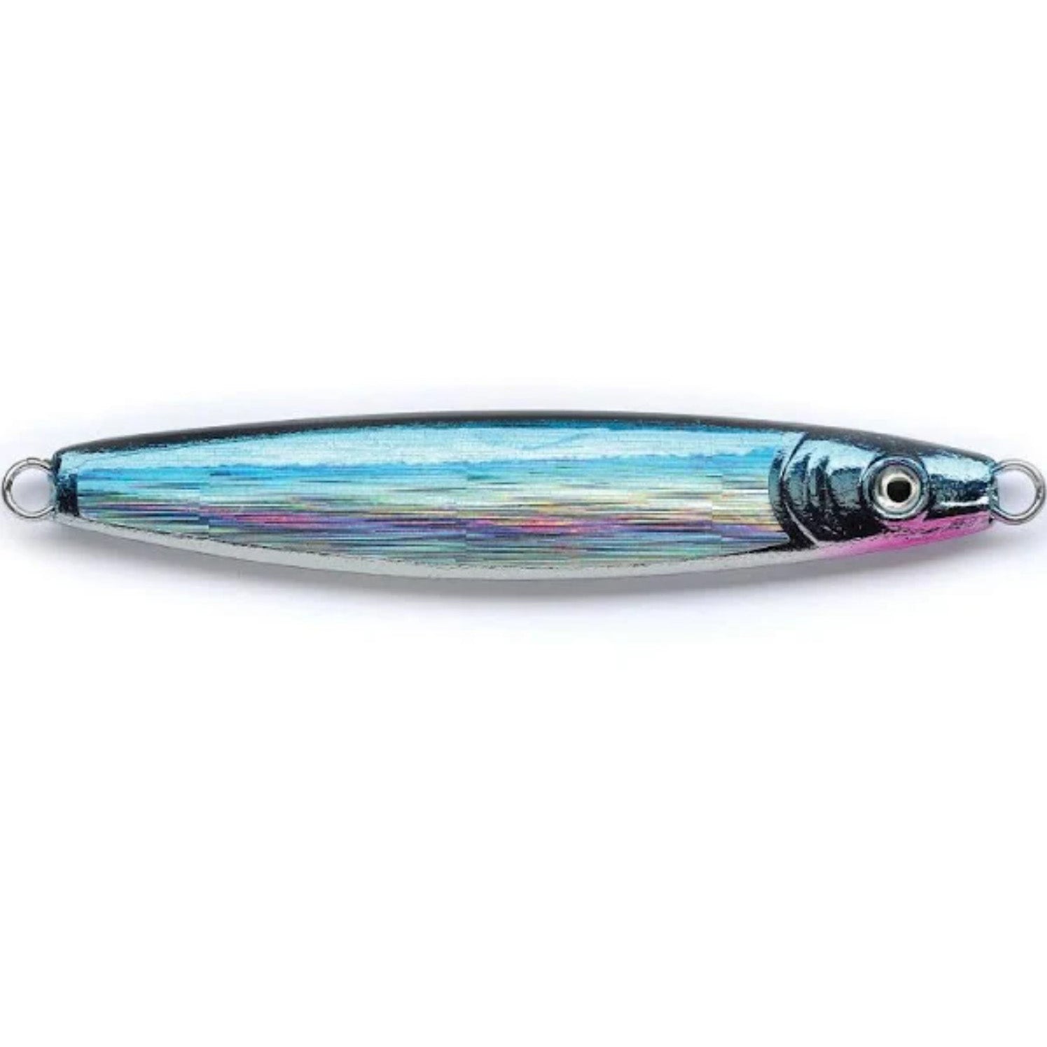 Pucci Chovy Jig 3oz Laser Silver with Blue Back