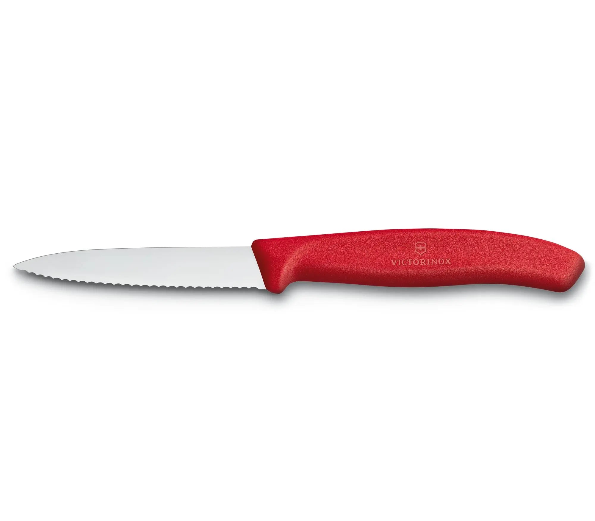 Swiss Classic Paring Knife w/3.1" Blade, Red Handle