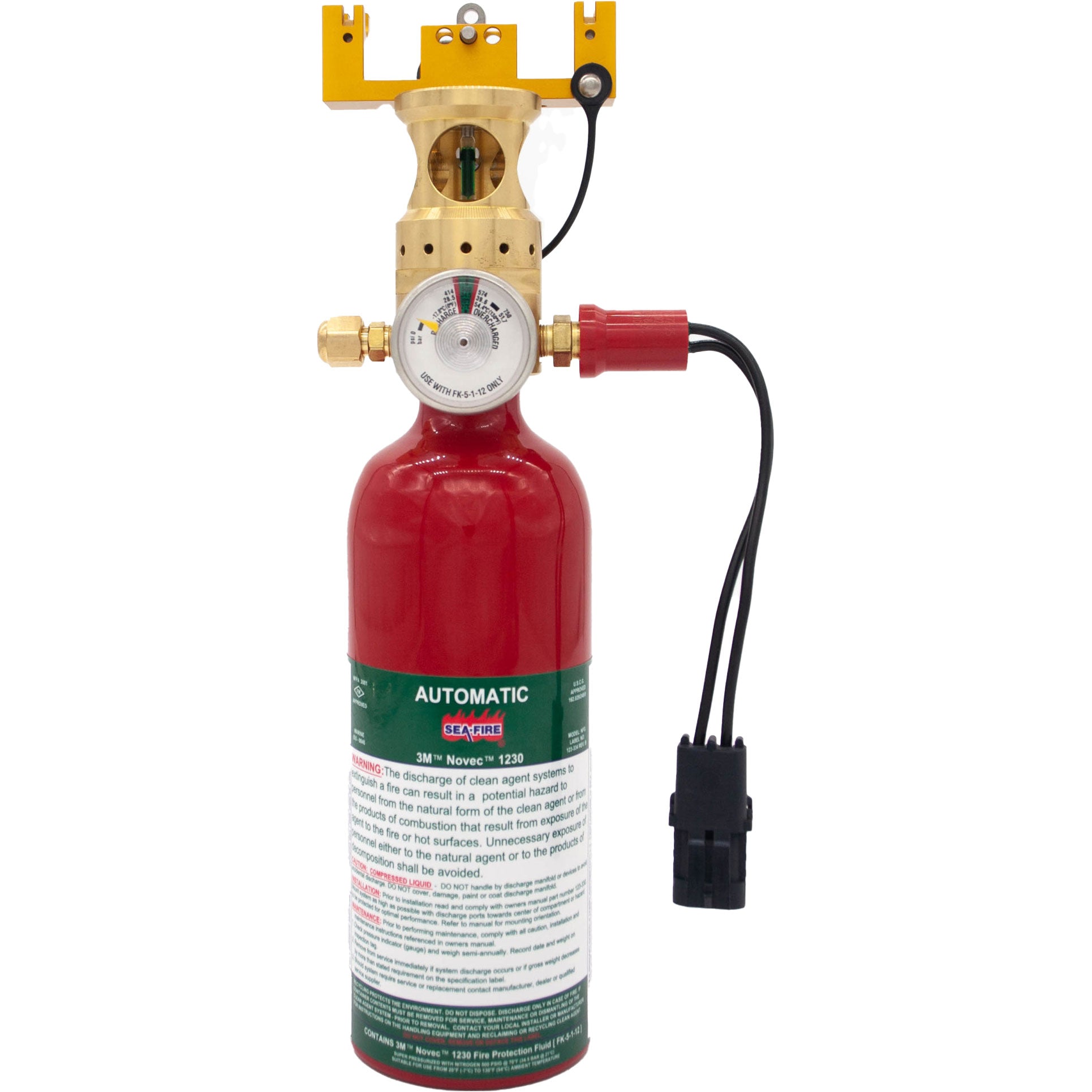 Sea-Fire Fire Extinguisher NFG System FK-5-1-12 (25' to 200' Coverage)