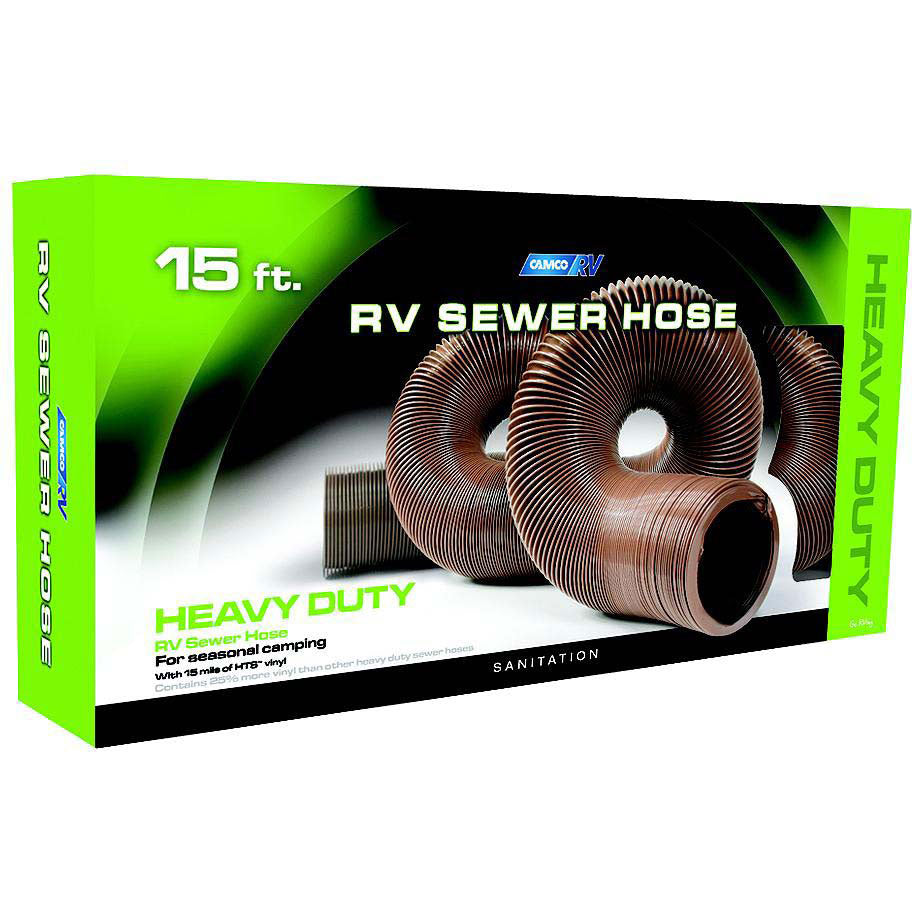 Camco 39661 Heavy Duty RV Sewer Hose 15'