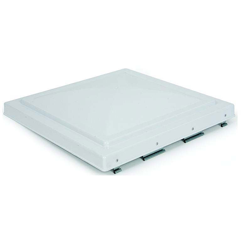 Camco Unbreakable Polycarbonate Elixer Vent Lid 14" x 14", White