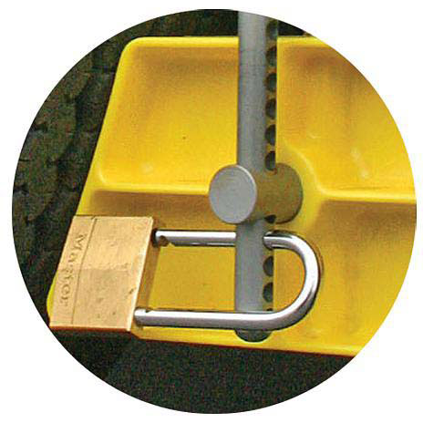 Wheel Stop w/Lock