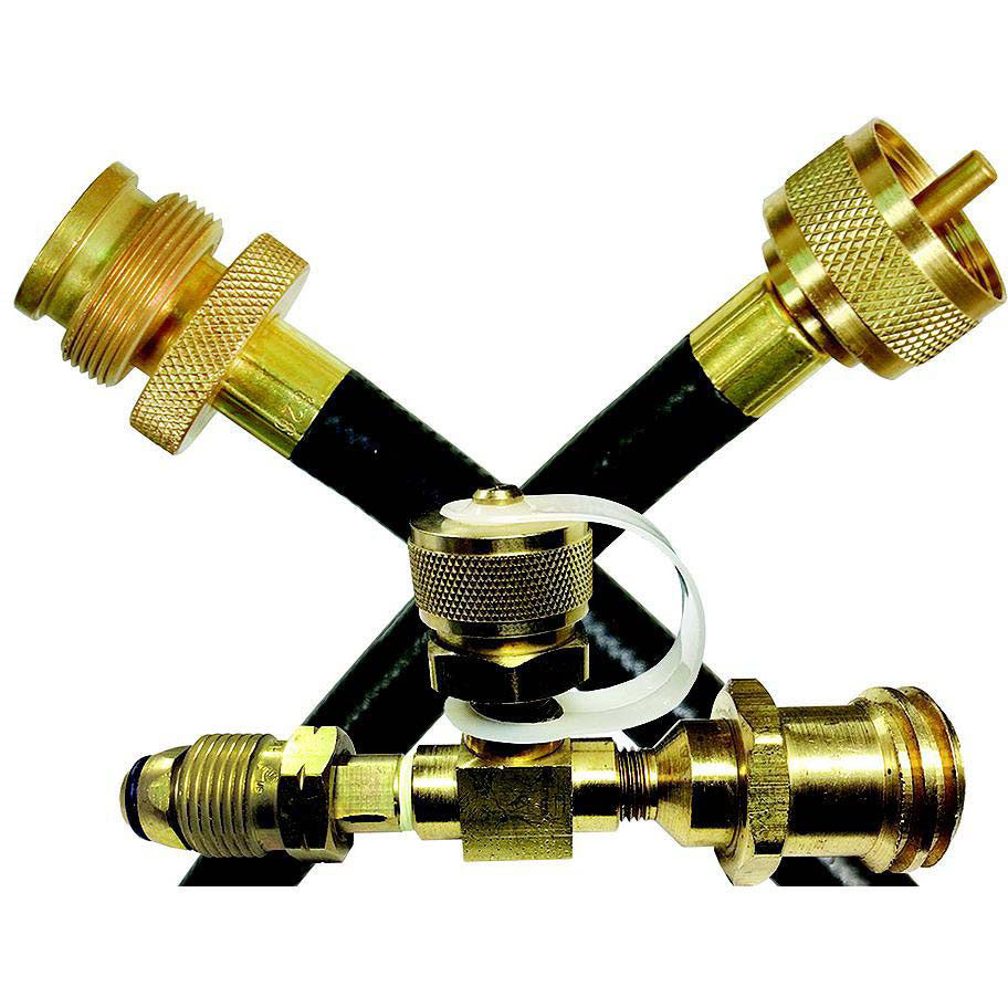 JR Products 07-31515 LP Tank Quick Connect Extended Flo Kit with 144" Hose for RV Grills & Lanterns