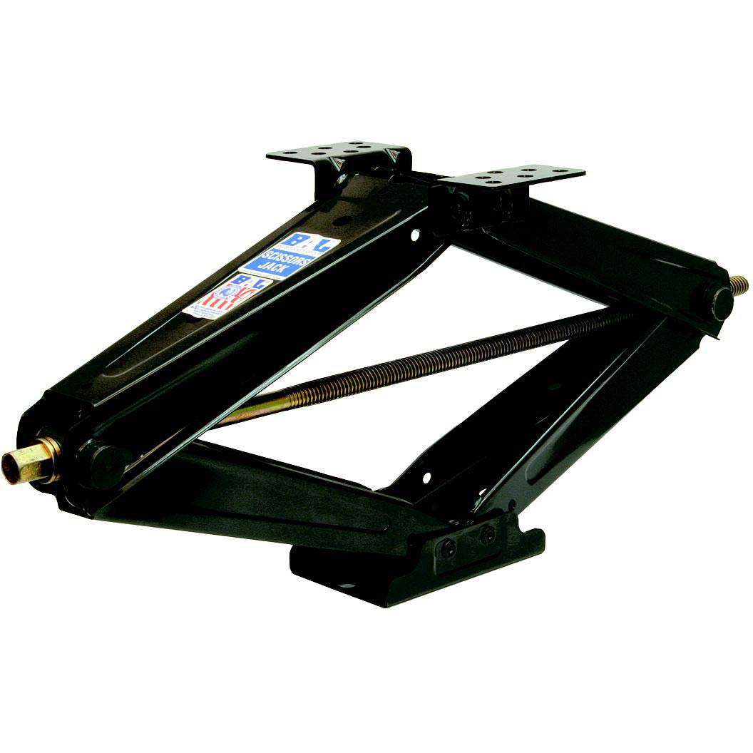 Bal Products 24028 LoPro SJ24 24" 5,000 lb Capacity Scissor Jack with Handle for RV Trailers - Pair