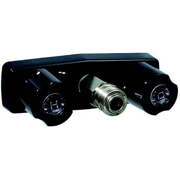 Valterra Phoenix PF213792 Black Finish Two Handle RV Shower Faucet w/Quick Connect Fitting