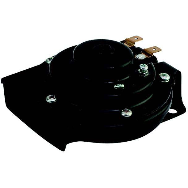 SeaDog 431310 Black Finish Hidden Mount 3 Amp 107 DB Mini Compact Horn | Powder Coated Steel