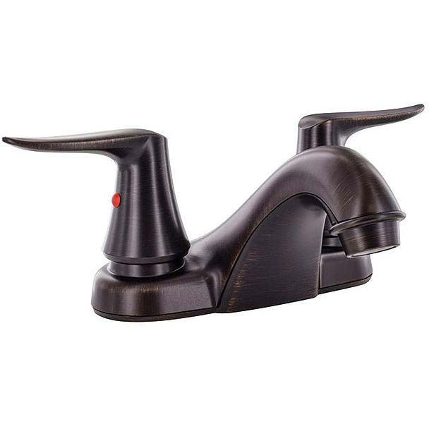 Valterra PF222506 Catalina™ Two Handle 4" Lavatory Faucet Hi-Rise Spout, Rubbed Bronze