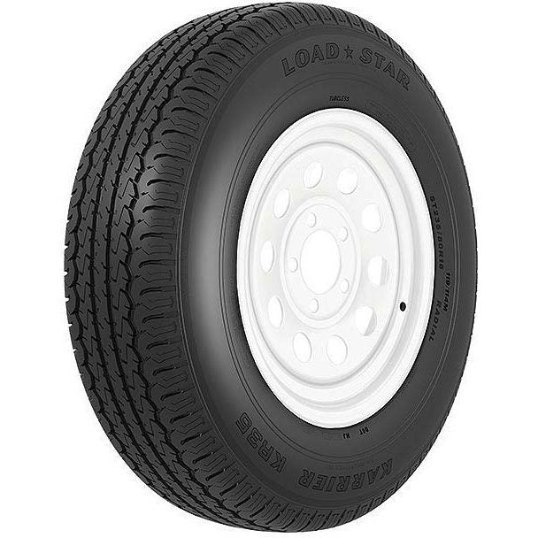 Loadstar ST Radial Tire and Wheel (Rim) Assembly Directional ST185/80R-13 5 Hole C Ply