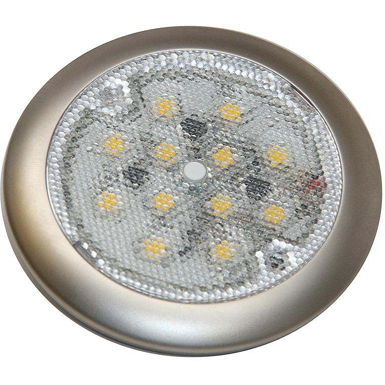 SeaDog 401676 Stainless 12 LED 12V Surface Mount Low Profile 100 Lumens Task Light with On / Off Switch