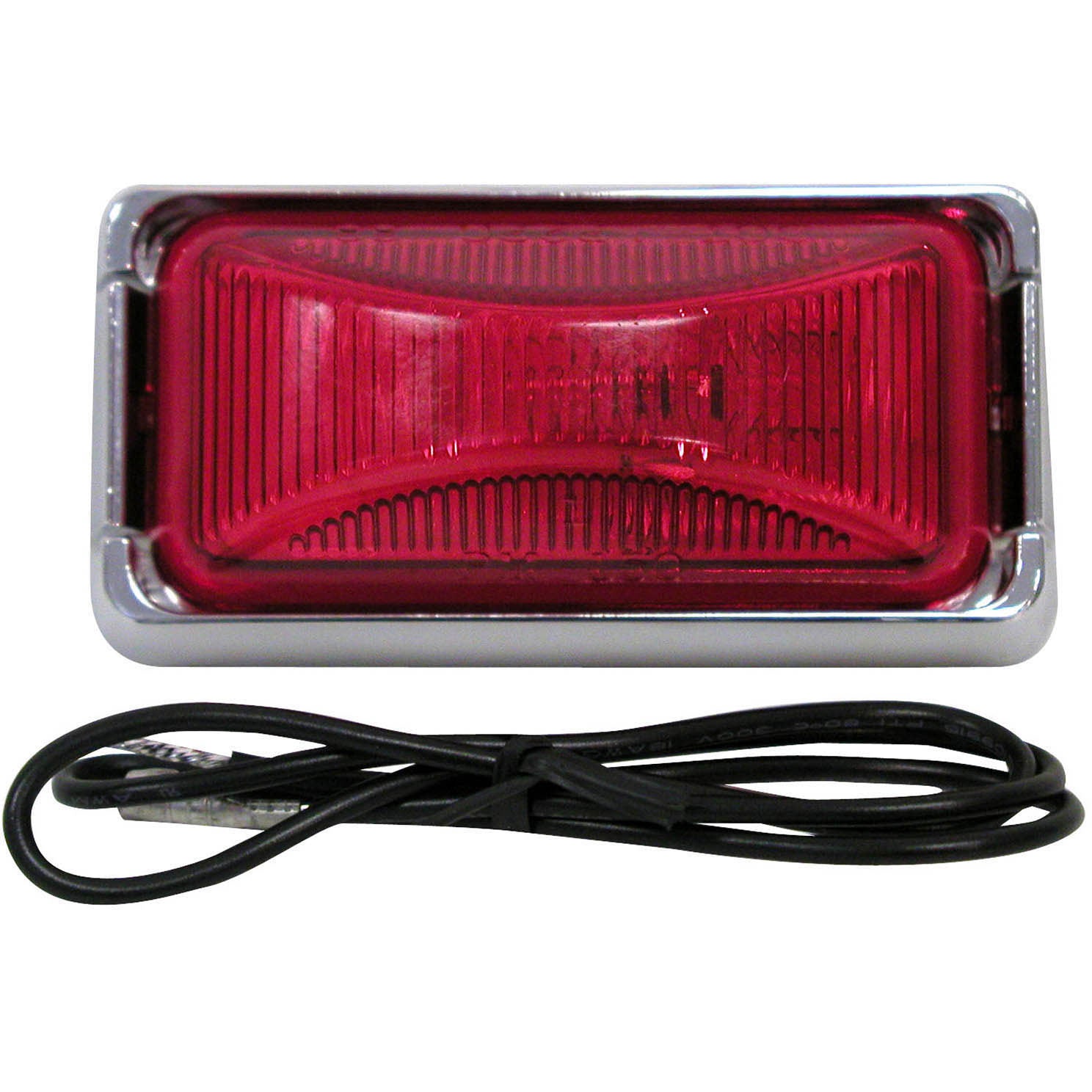 Anderson V203KR LED Sealed Clearance/ Side Marker Light Assembly w/Black Bracket, Red