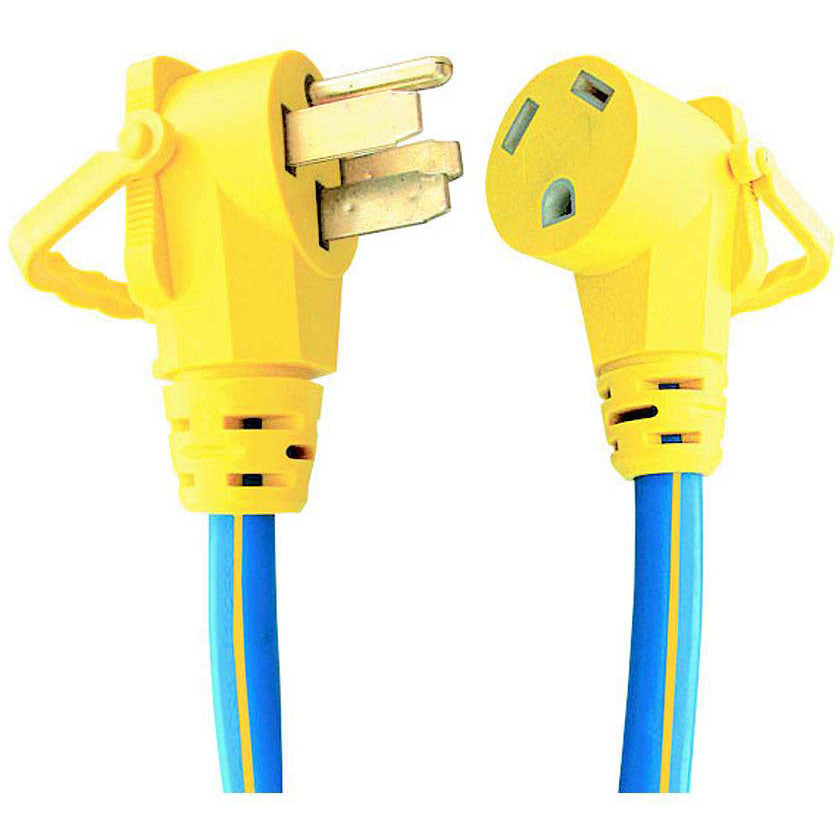 AP Products Power & Lighting 1600505 E-zeeGrip 50-30 Amp Right Angle Adapter, 18"