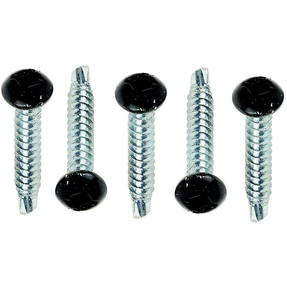 AP Products 012PTK500BL8X1 Pan Head Tri-Screw Self-Drilling, 8 x 1, Black, 500/pk