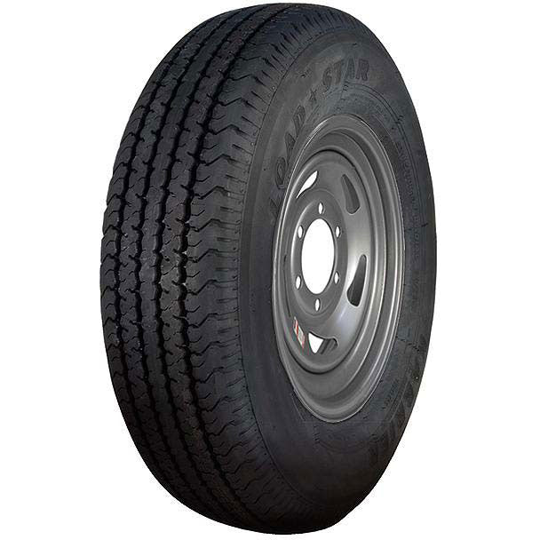 Loadstar ST Radial Tire and Wheel (Rim) Assembly ST225/75R-15 6 Hole D Ply