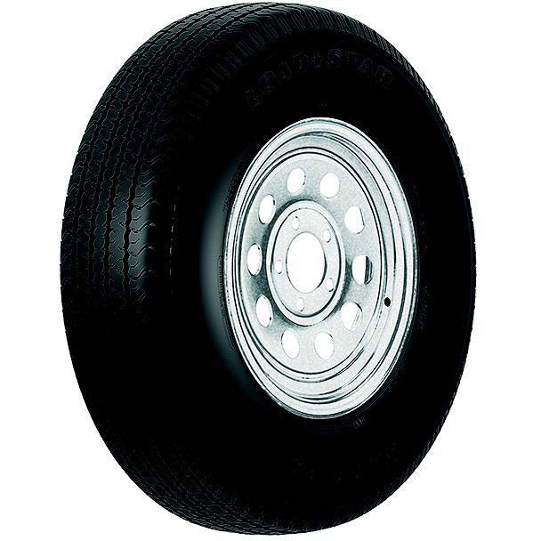 Loadstar ST Radial Tire and Wheel (Rim) Assembly ST205/75R-14 5 Hole C Ply