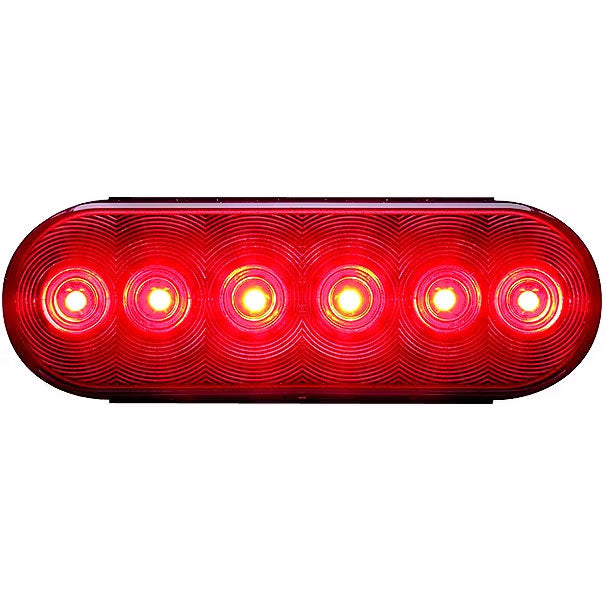 Optronics STL12RBP Fleet Count Waterproof LED Oval Stop & Turn Tail Light