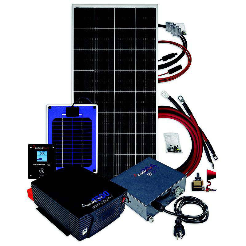 Samlex SPBEXPLORE200 Solar + Power Bundle, Explore 200W Bundle w/1 Panel