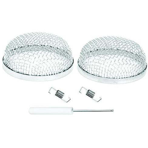 JR Products 0630155 Mud Dauber Screens, (2) Screens 2-7/8" D x 1-5/16" H