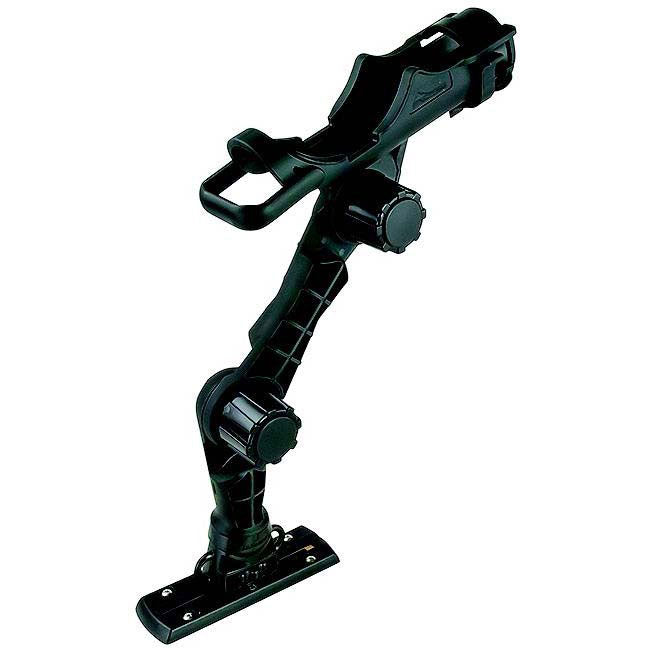 SeaDog 3254251 Triple Threat Rod Holder - Track Mount w/ Extension, Black