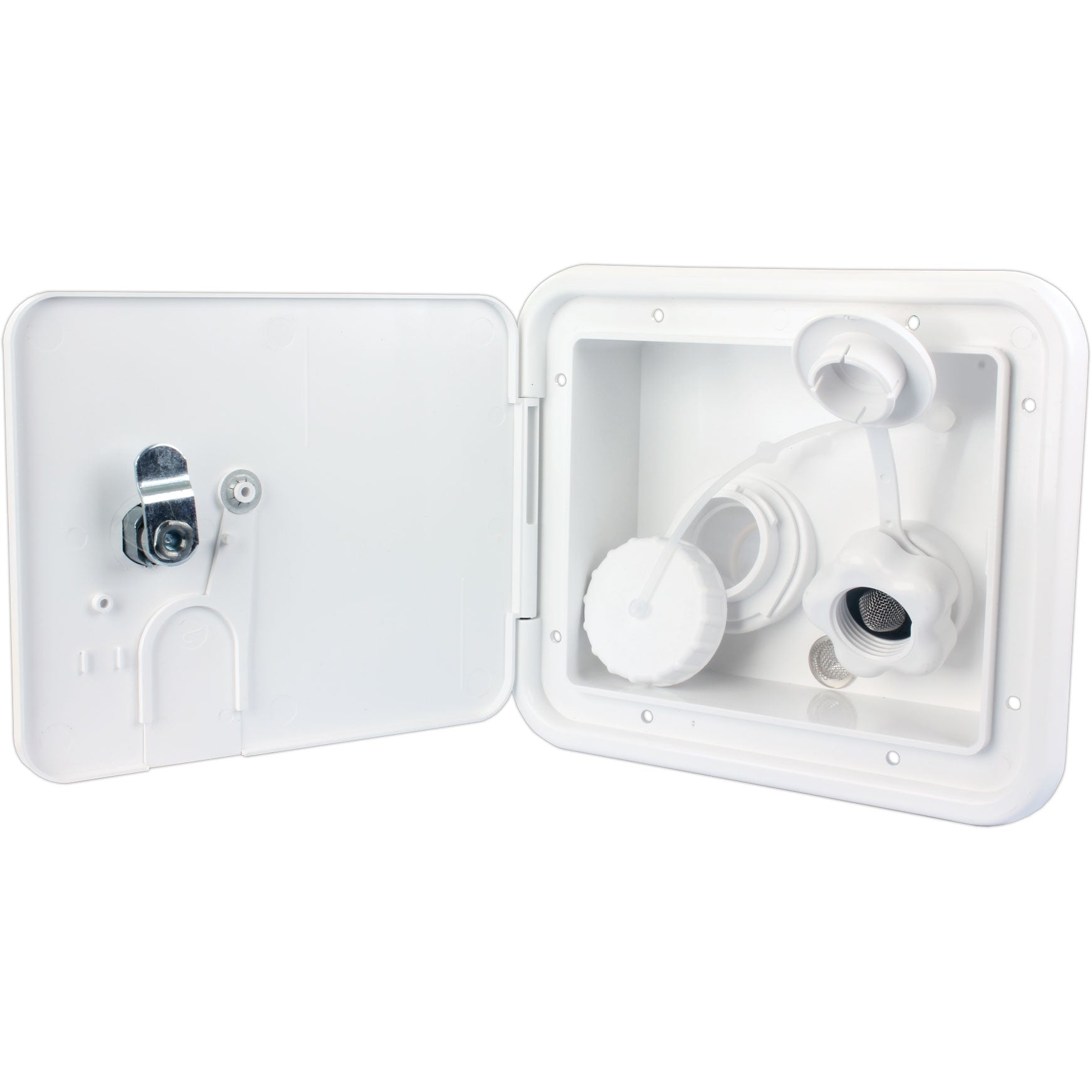 865-94254 City/Gravity Water Center w/Plastic Check Valve, Polar White