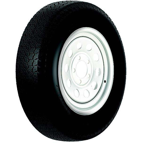 Loadstar Bias Tire and Wheel (Rim) Assembly ST225/75D-15 6 Hole D Ply