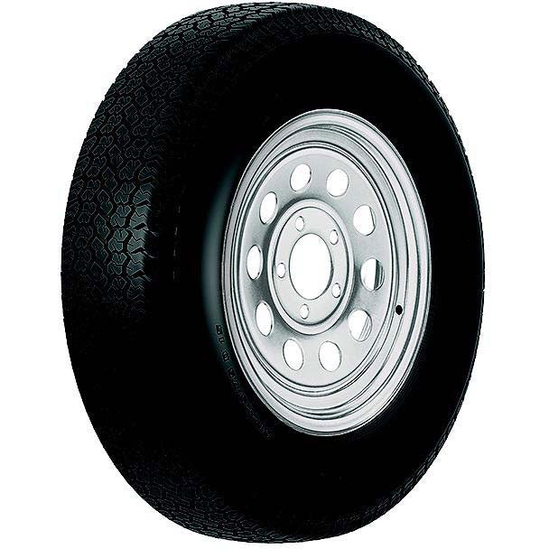 Loadstar Bias Tire and Wheel (Rim) Assembly ST175/80D-13 5 Hole C Ply