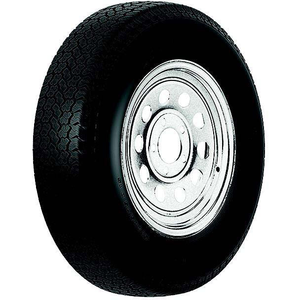 Loadstar Bias Tire and Wheel (Rim) Assembly ST185/80D-13 5 Hole D Ply