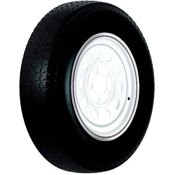 Loadstar Bias Tire and Wheel (Rim) Assembly ST175/80D-13 5 Hole C Ply