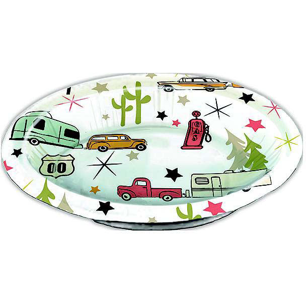JR Products Camp Casual CC007RB Eco-Friendly Paper Bowls, Road Trip