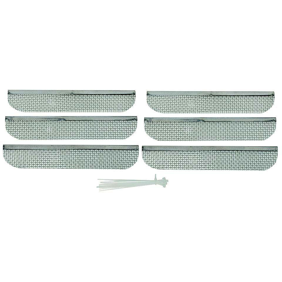Valterra A10-1313VP Stainless Steel Mesh Cover 6 Pack Bug Screens for RV Fridge Vent - Fits Dometic Models with 8.13" Vent