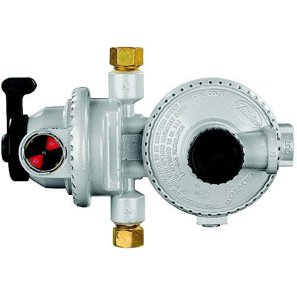 JR Products Low Pressure 2-Stage Automatic Changeover Regulator