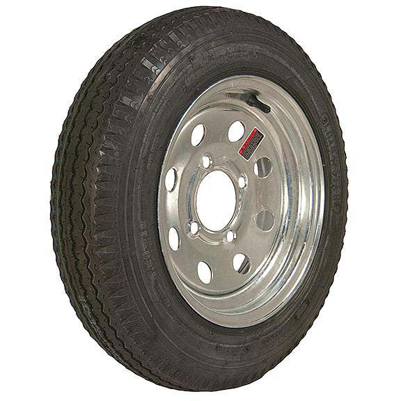 Loadstar Bias Tire and Wheel (Rim) Assembly 530-12 4 Hole 6 Ply