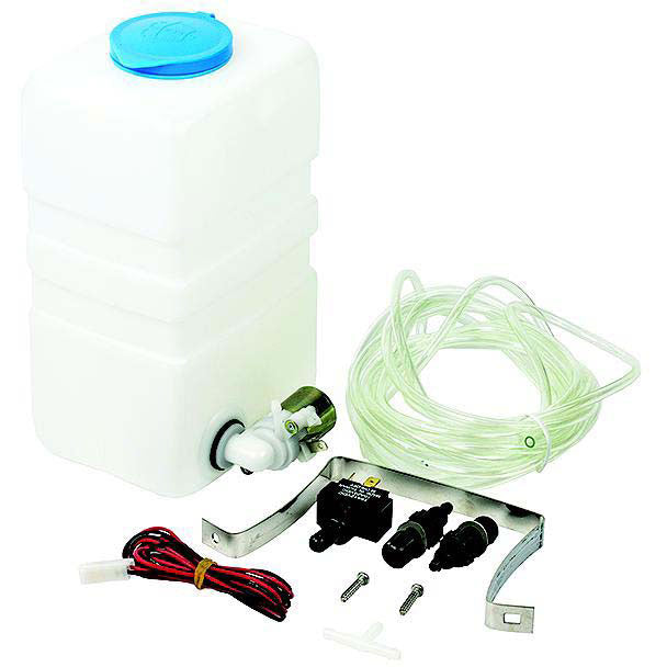 SeaDog 414900-3 Complete Windshield Washer 12V Kit | #10 Fastener