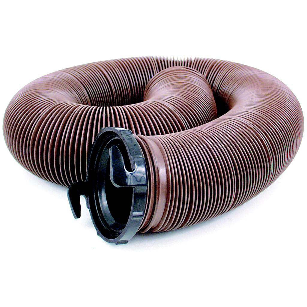 Valterra D040082 E-Z Flush Standard Hose W/Adapter, 3 x 10'"