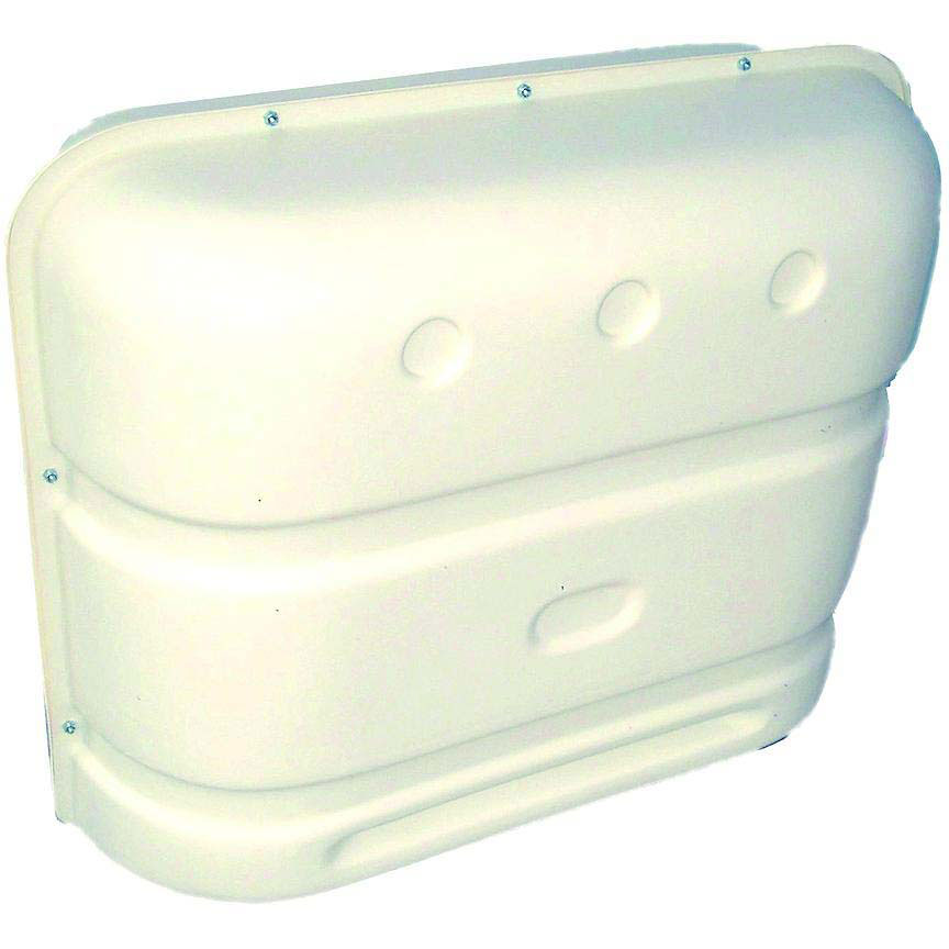 Icon Technologies 00385 White Standard RV Propane Tank Cover