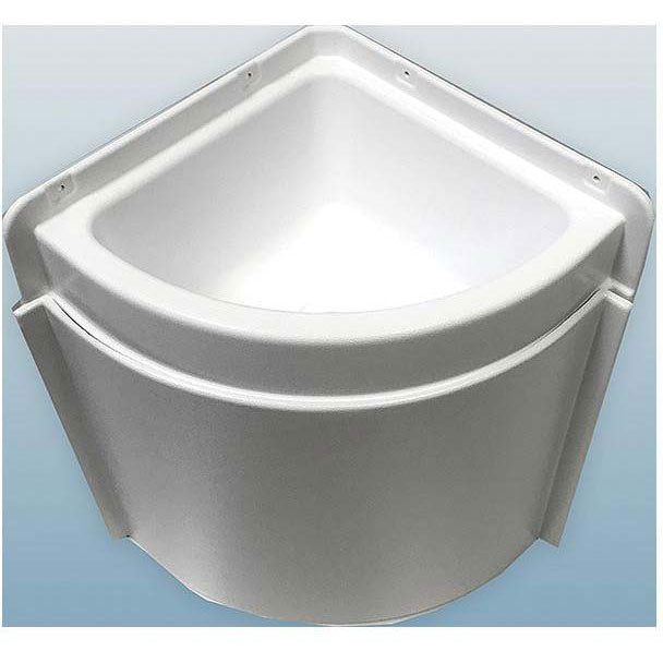 Specialy Recreation LSC11W Lavatory Corner Sink, 11", White