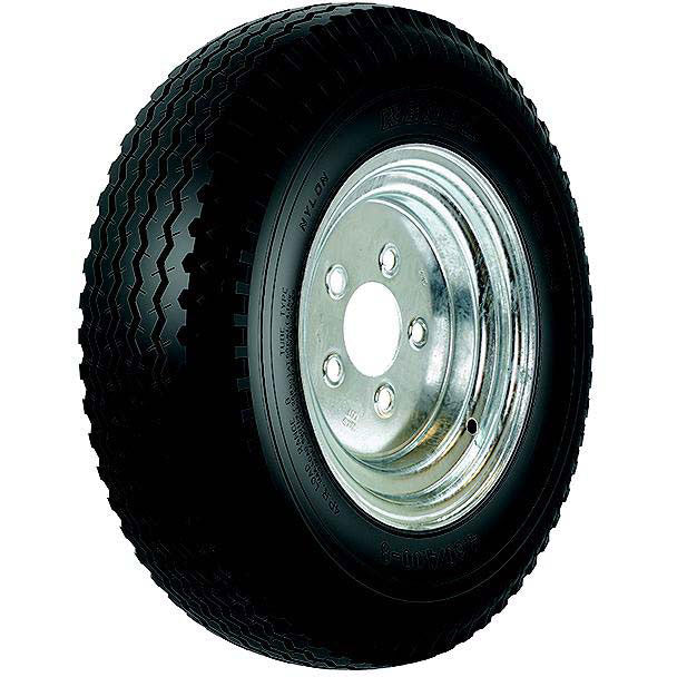 Loadstar Bias Tire and Wheel (Rim) Assembly 480/400-8 5 Hole