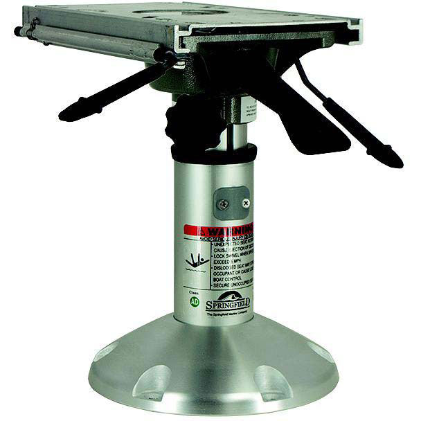 Springfield 2-3/8" Series Low-Profile Mainstay Package 12-1/2" - 15-1/2" (Includes Pedestal, Base and Locking Slide & Swivel)