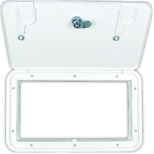 865-94316 Multi-Purpose Hatch w/2 Vermin Doors, Polar White
