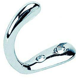 Sea-Dog 6715001 Single Coat Hook - Small, Chromme/Brass, pr.