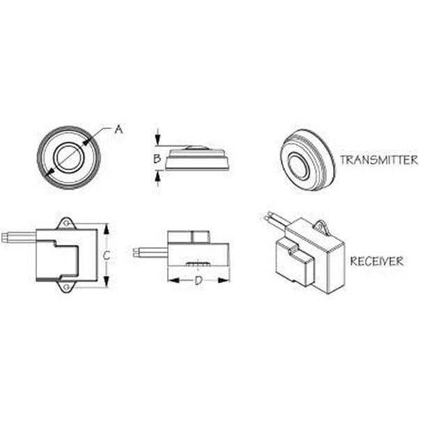 Seadog 4310503 Push Button Remote Wireless Horn Switch
