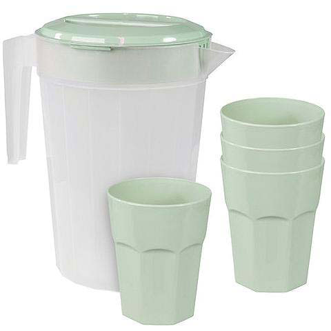 Camp Casual CC013MS Pitcher & Tumbler Set, Mountain Sage