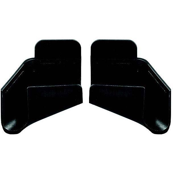 JR Products 389BKA RV Rain Gutter Spouts, Black, 1 pr.