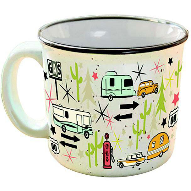 JR Products Camp Casual CC004C Mug, Wanderlust White
