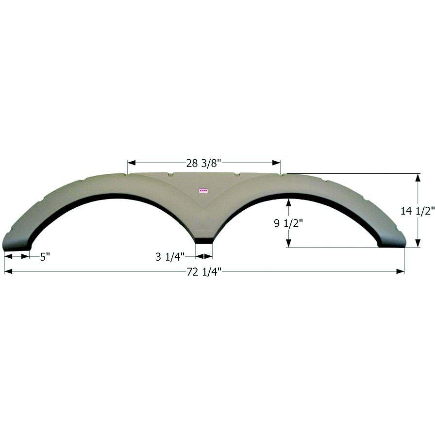 Icon Technologies Keystone FS1705 RV Fender Skirts