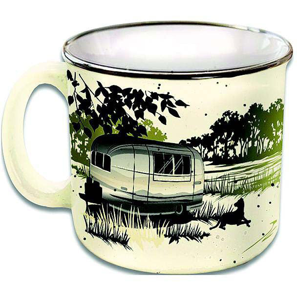 JR Products Camp Casual CC004PR Mug, Paws and Relax