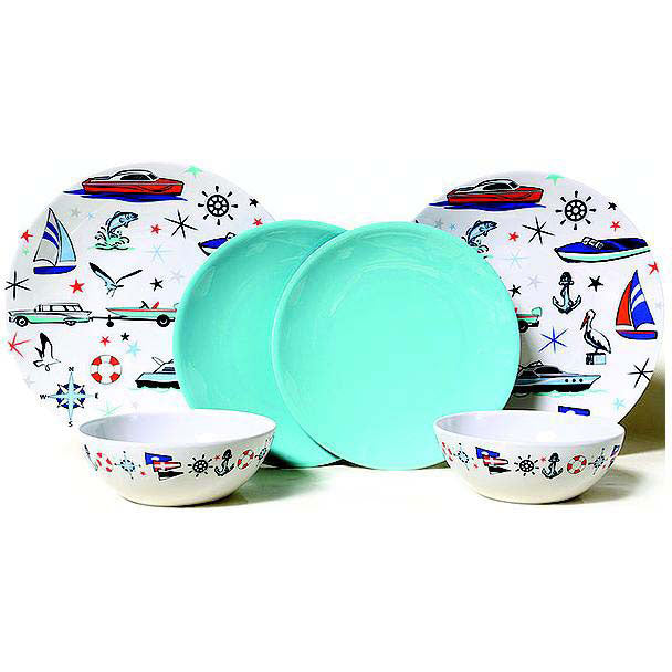 JR Products Camp Casual CC009 The Marine Dish Set