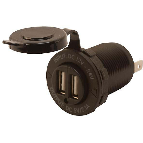 Sea-Dog 426503 Double USB Power Socket w/o Light